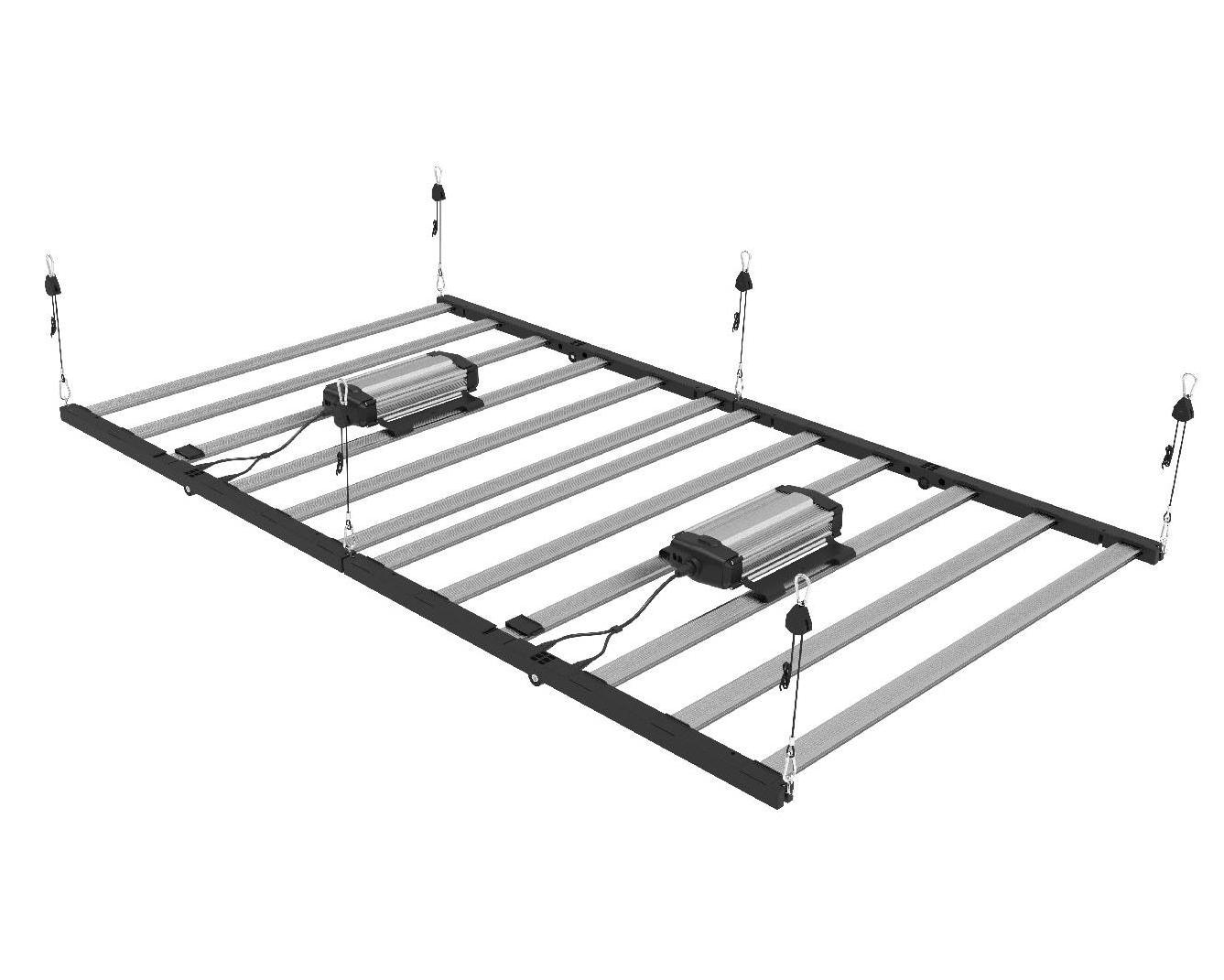 E720 6ft T5 Tube Wireless All Aluminum Frame 6500k 1000w Lights 5000 Lumen Led Grow Plant Light