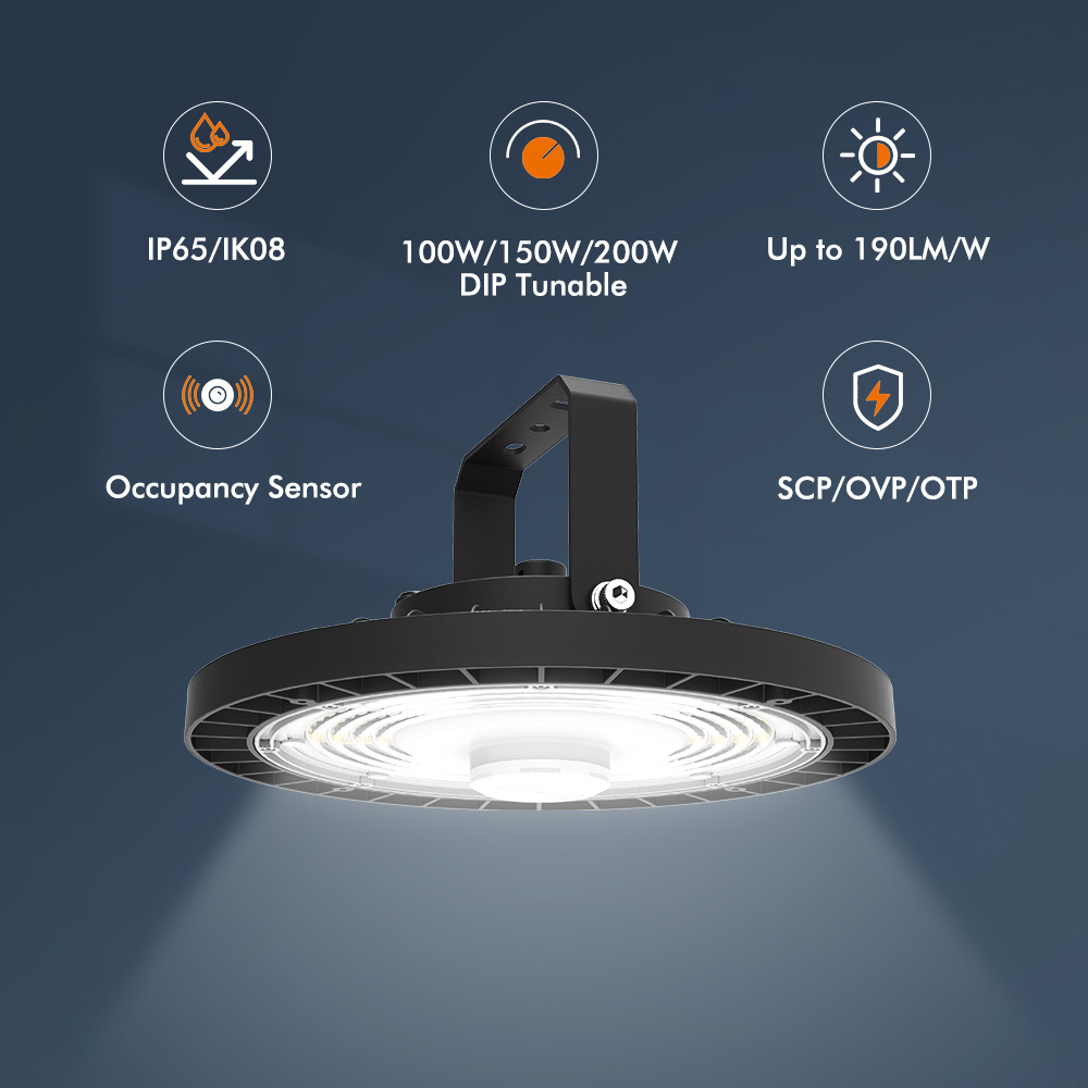 30w Low Metal Halogen White Color Lights 400w 240w Ufo High Bay Usa Grow Overhead Warehouse Light Campana Led Facial