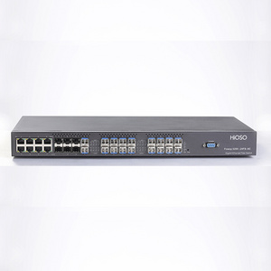 Fiber optic equipment 24 port switch 16 1000M SFP + 8 Combo Uplink Fiber Switch web Managed