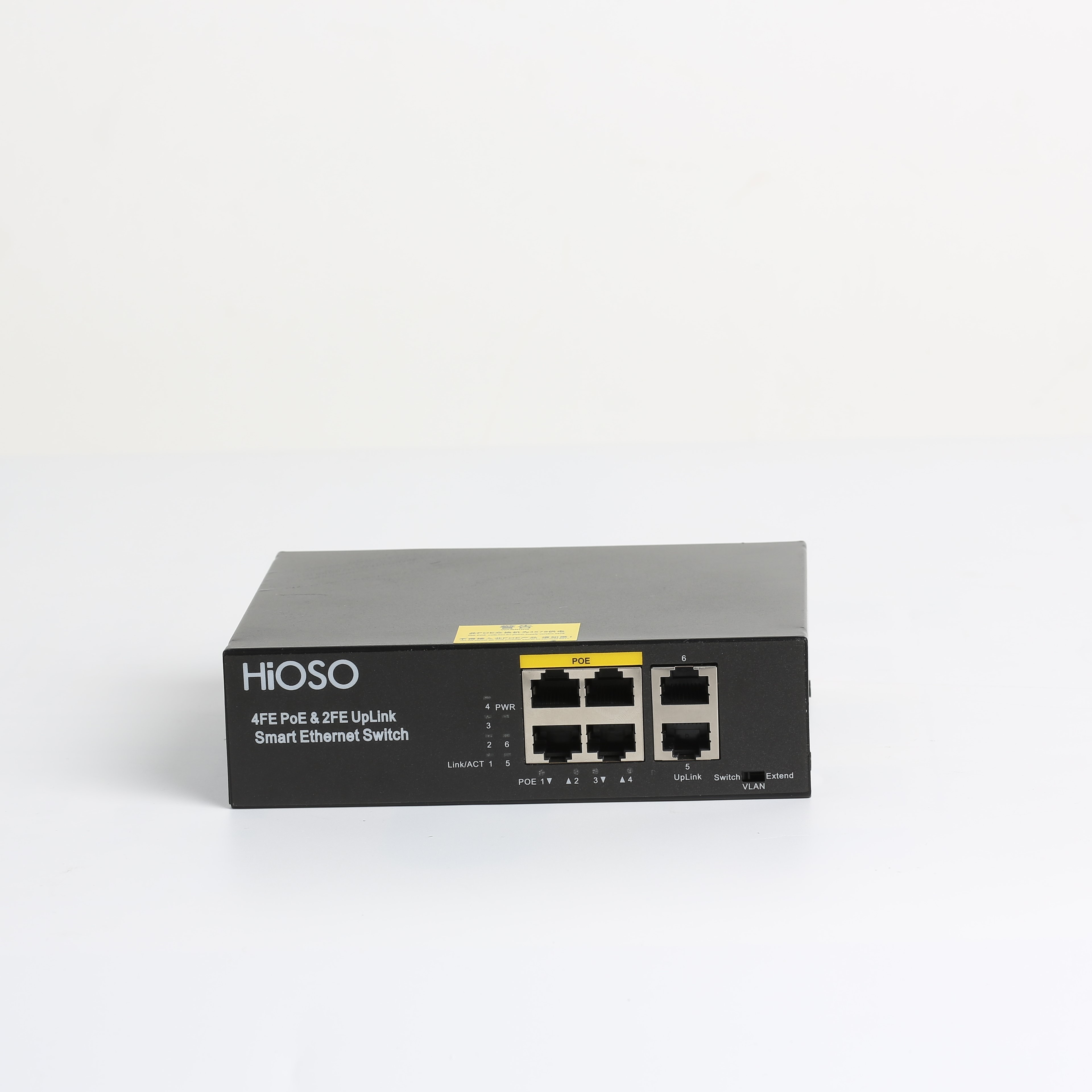 6 port Non-standard poe hioso 10/100mbps 4 poe ports passive non-standard poe switch