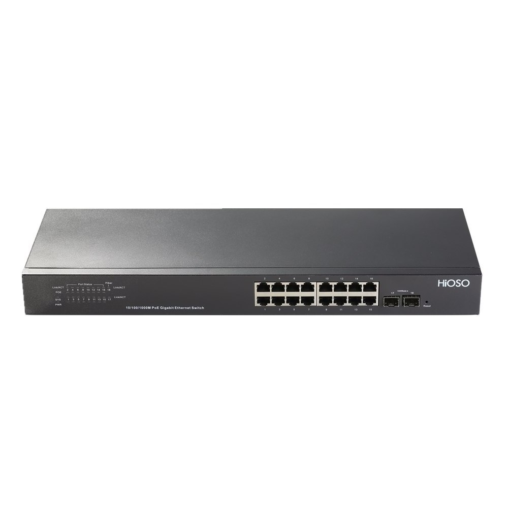 Multifunctional Poe Switch 16 port gigabit switch for wholesales