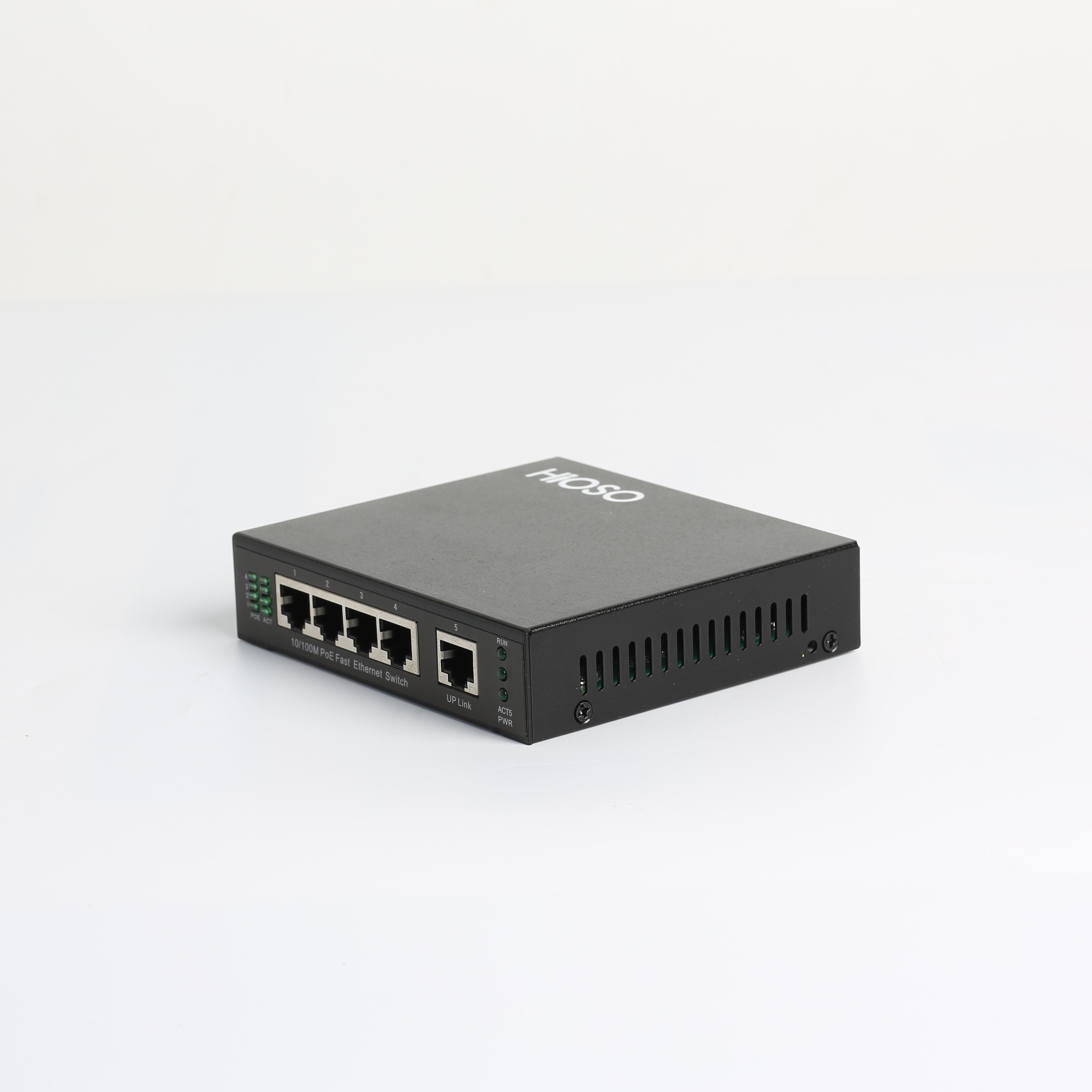 4 100M Ports Network Ethernet Mini PoE Switch 48V unmanaged (optional to choose managed)12/24/48 ports switch