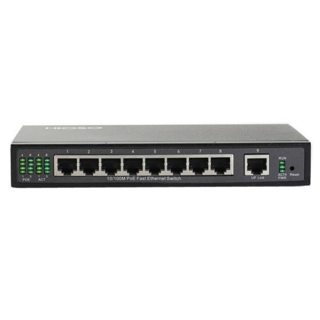 HiOSO Ethernet outdoor poe switch 8 port switch