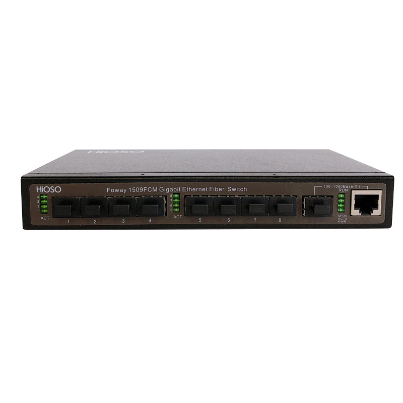 8 ports gigabit management optical Fiber switch web 1000M switch 12/24/48 ports fiber switch