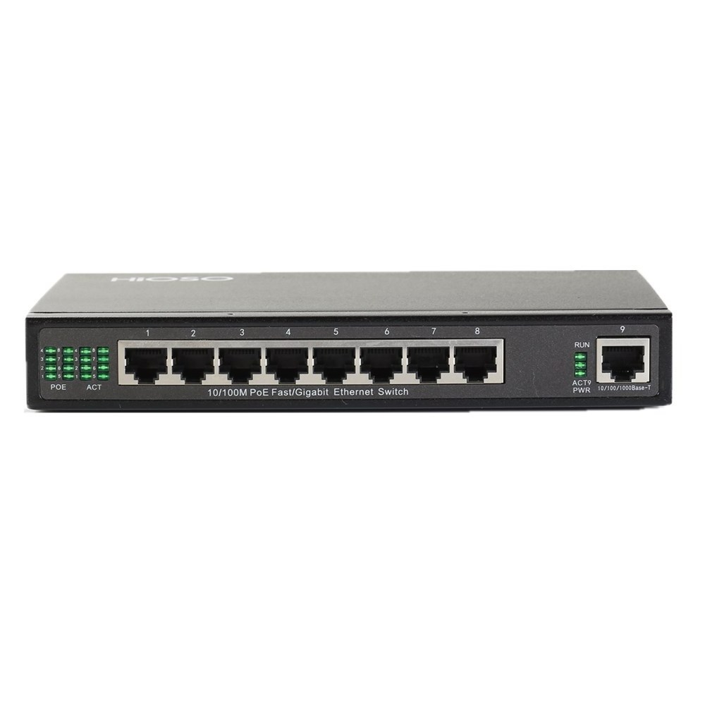 HiOSO Ethernet outdoor poe switch 8 port switch