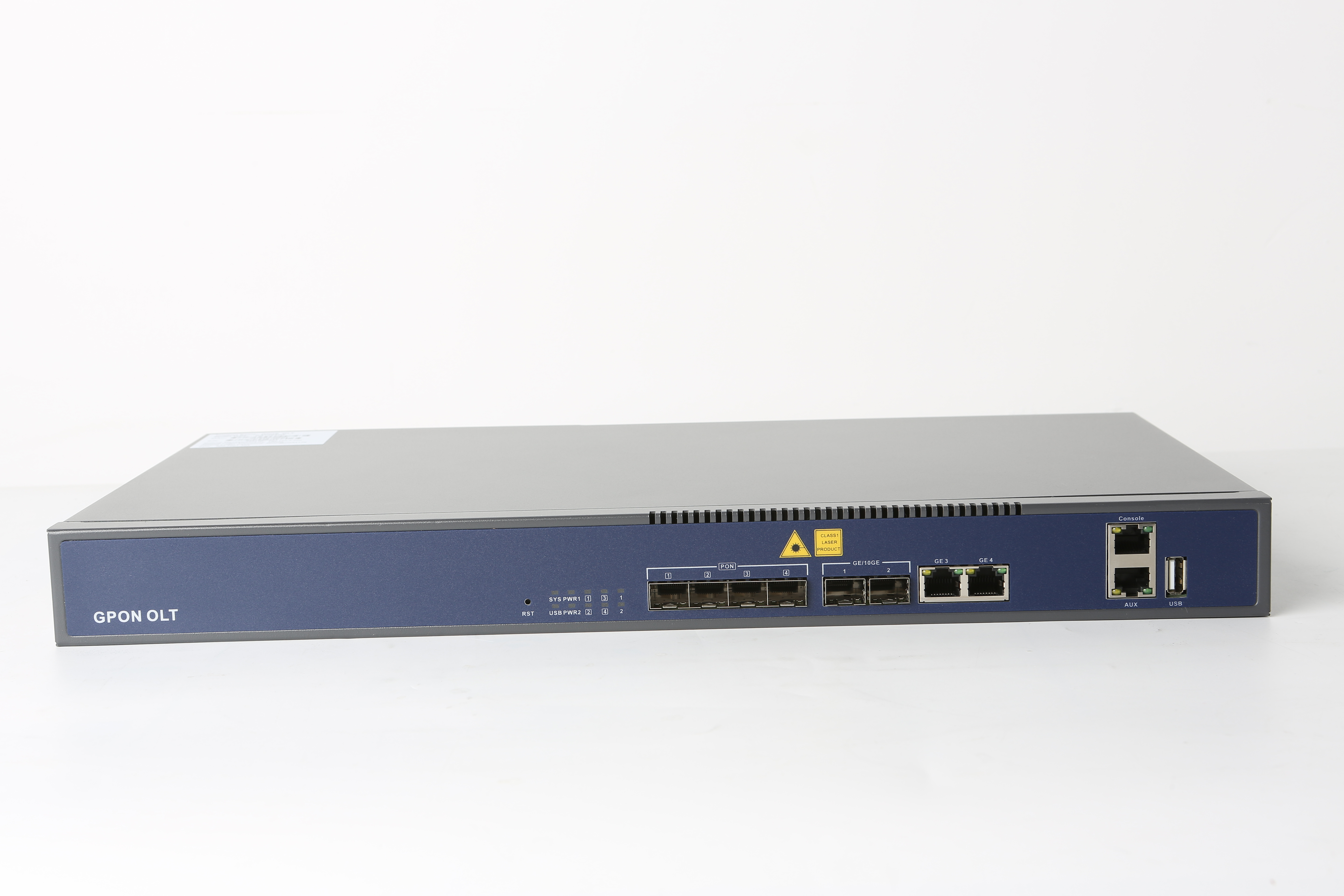 hioso compatible  GPON olt  mini 4 pon ports web snmp olt gpon 4 ports with 4 C+++ SFP modules