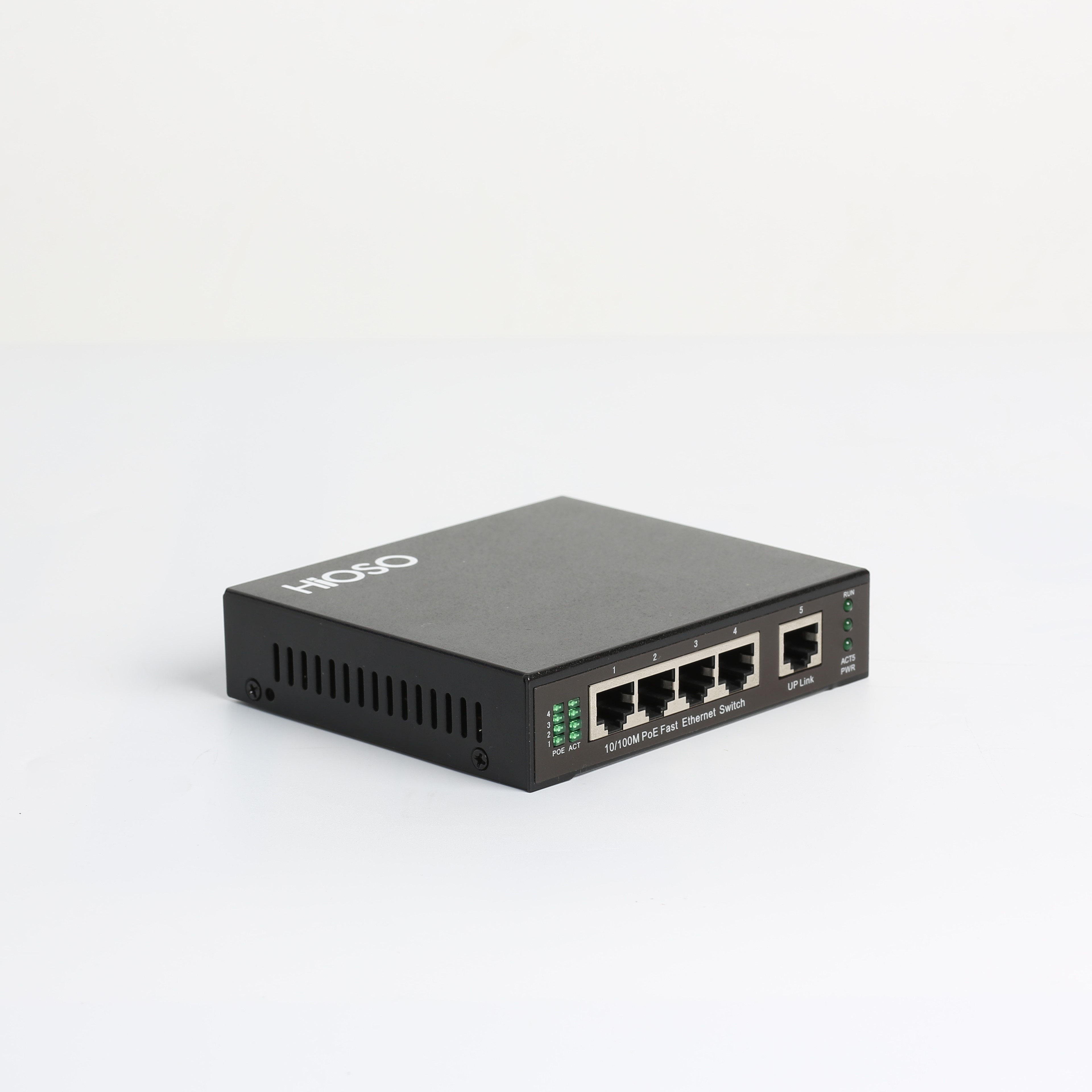 4 100M Ports Network Ethernet Mini PoE Switch 48V unmanaged (optional to choose managed)12/24/48 ports switch