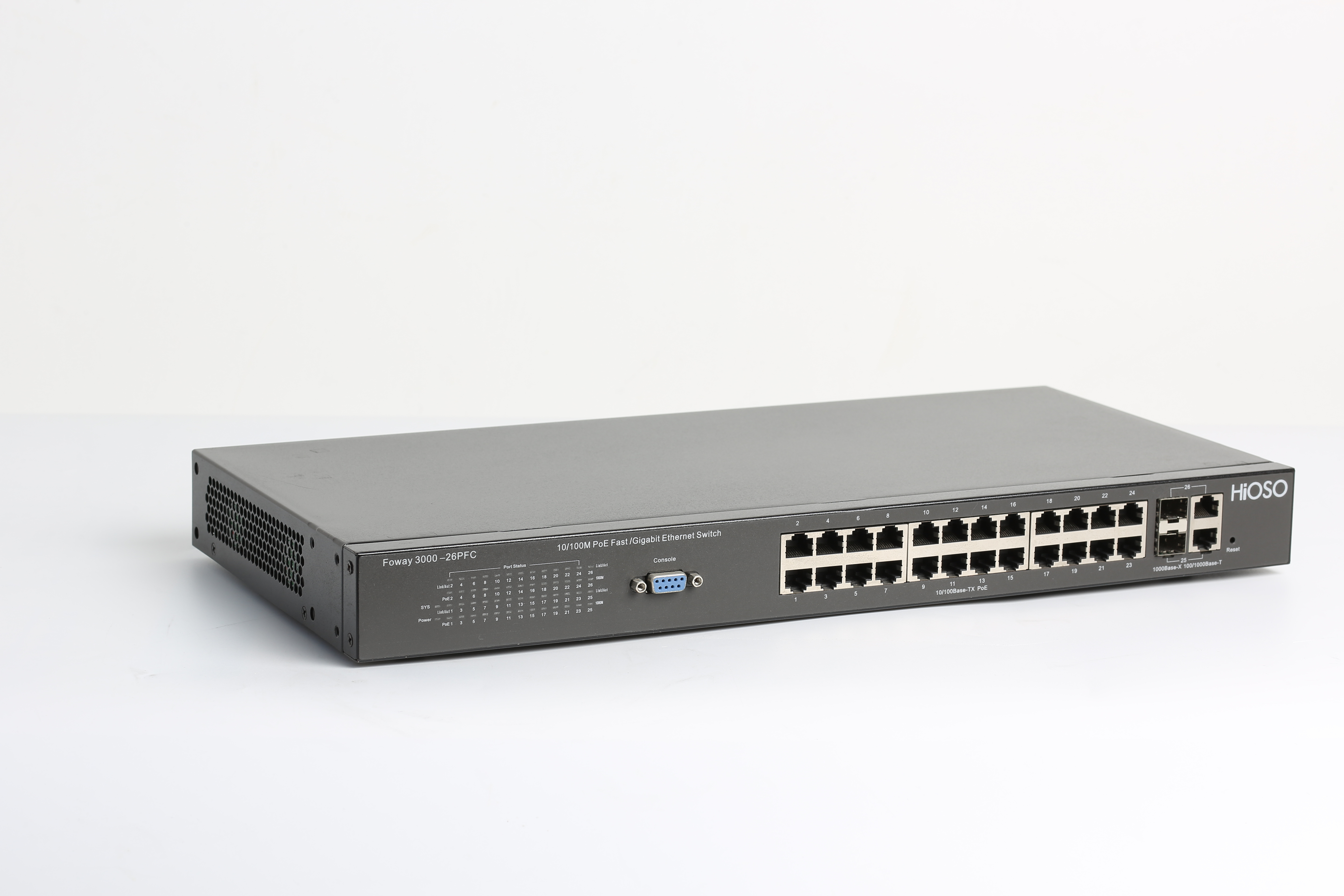 Multifunctional unmanaged network fiber switch 2 Gigabit Combo port 24 port fiber switch 12/24/48 port fiber switch