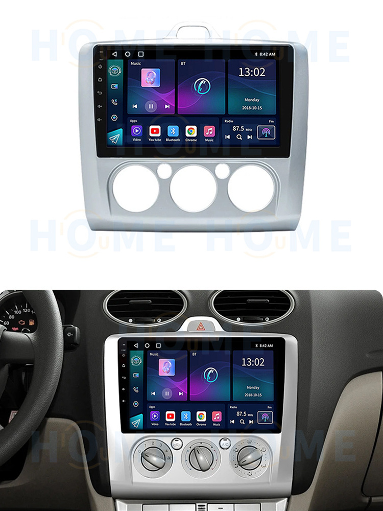 Android 10 Auto Car Radio For Ford Focus 2 3 Mk2 Mk3 2004 - 2012 Multimedia Player Navigation GPS Carplay Stereo DVD 4G WiFi DSP