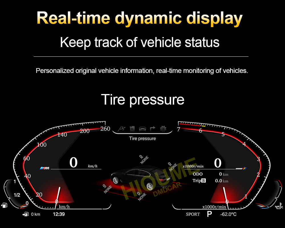 Speed Meter Screen For BMW X3 X4 2014-2017 Dashboard LCD Instrument Car Multimedia Player Digital Cluster Cockpit