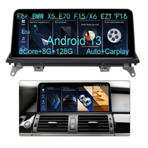 Factory Price ID8 12.5" For BMW X5 X6 E70 E71 8Core Android 13 Auto Radio Carplay Car Video Player Multimedia Screen Navigation