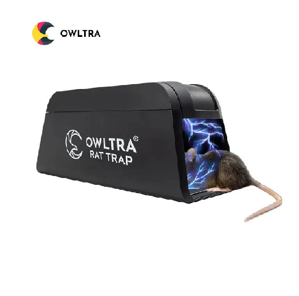 [OWLTRA]Safe Professional Sustainable Killer Rat Box Pest Control Product Killer Electronic High-Voltage Mouse Trap