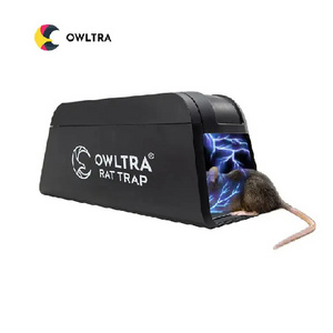 [OWLTRA]Safe Professional Sustainable Killer Rat Box Pest Control Product Killer Electronic High-Voltage Mouse Trap