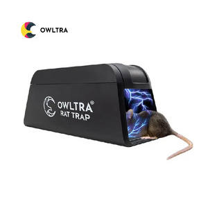 [OWLTRA]Plastic Killer Rat Box Battery Powered  Electric Smart High-Voltage Control Pest Electronic Rat Trap For Home