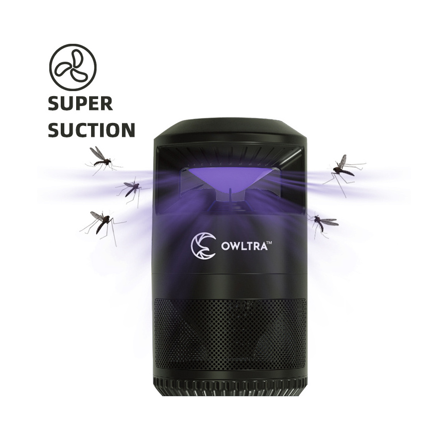 Owltra Electric Portable indoor Mosquito Killer Powerful Suction Fan Bug Zappe Fly Zapper Killing Lamp Trap Flying insects Flies