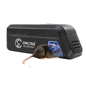 [OWLTRA]Automatic Electric Shock Rodent Mice Vole Mousetraps Zapper Electronic Mouse Trap Metal Rat Killer For Office