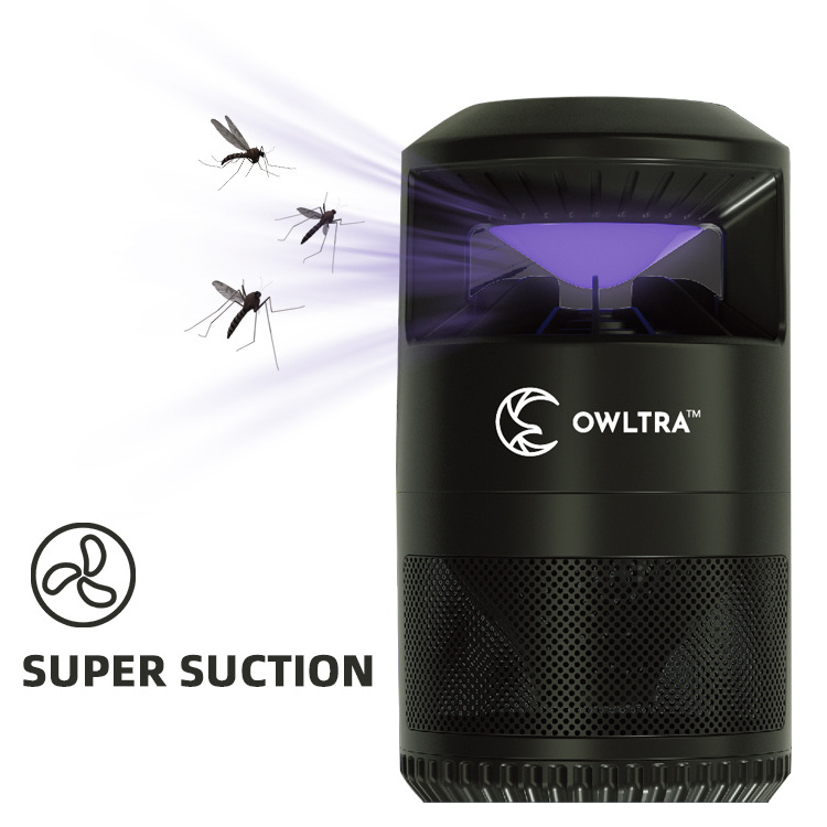 Owltra Wholesale Indoor Glue Board Powerful Suction Fan Bug Zappe Fly Traps Zapper Mosquito Killing Lamp Flying insects Flies