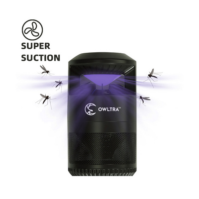 Owltra Wholesale Indoor Glue Board Powerful Suction Fan Repellent Mosquito Zapper Killer Insect Fly Electric Trap Lamp