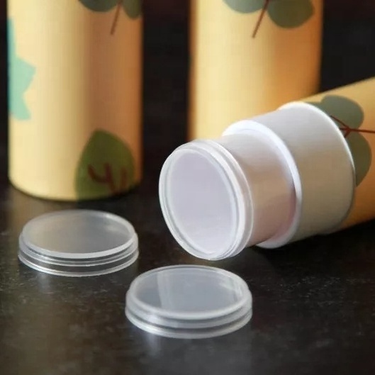 Custom printing lip balm cylinder cardboard packaging paper chapstick tube for cosmetics