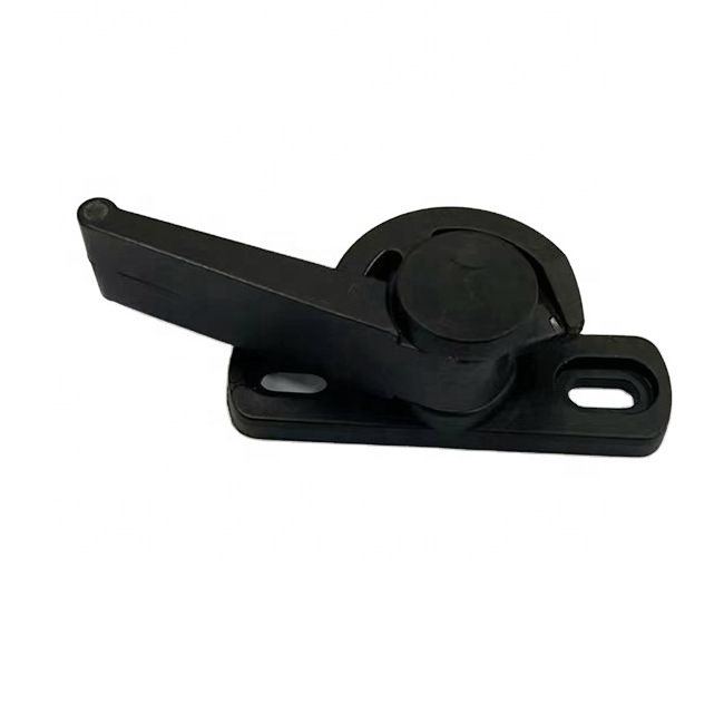 window PP Black Hardware Plastic Crescent Lock central snail closure with hook Aluminium Sliding Window Lock