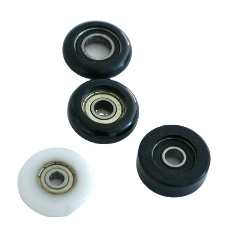 Kasnak nylon roller wheels glass sliding balcony door roller 608zz roller bearing full set with metal parts balcony pulley