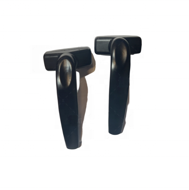 window PP Black Hardware Plastic Crescent Lock central snail closure with hook Aluminium Sliding Window Lock