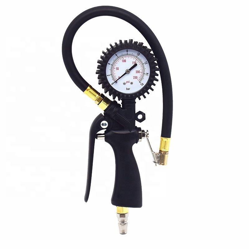 hot 60mm 4 in 1 chuck pressure tire inflator gauge