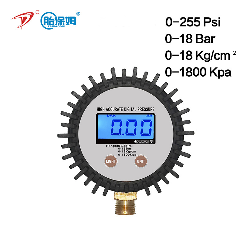 digital  pressure gauge Pressure meter Manometer  220Psi 15Bar 1800Kpa 15kg/cm2 Manufacturer