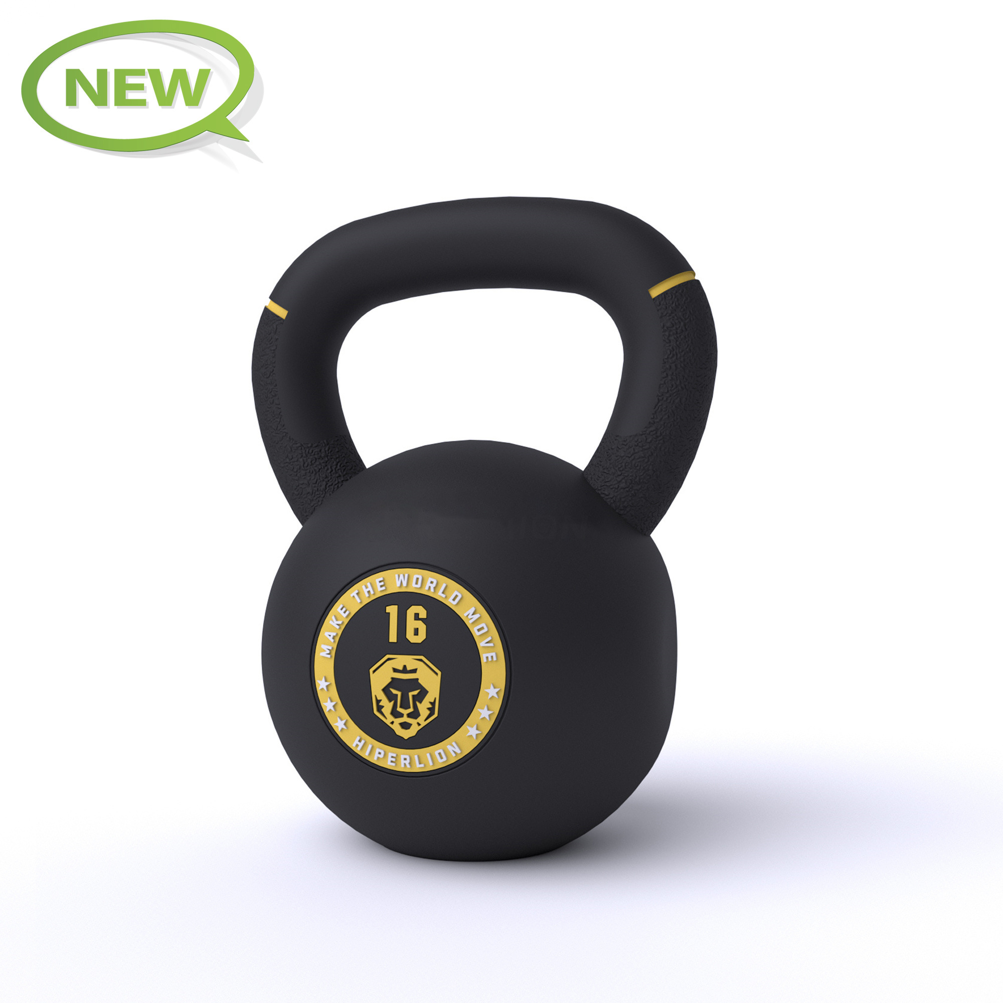 Custom Made Strength Training Pesa Rusa 6kg 8Kg 16Kg 32Kg Premium Rubber Coated Logo Gym Kettlebells For Fitness