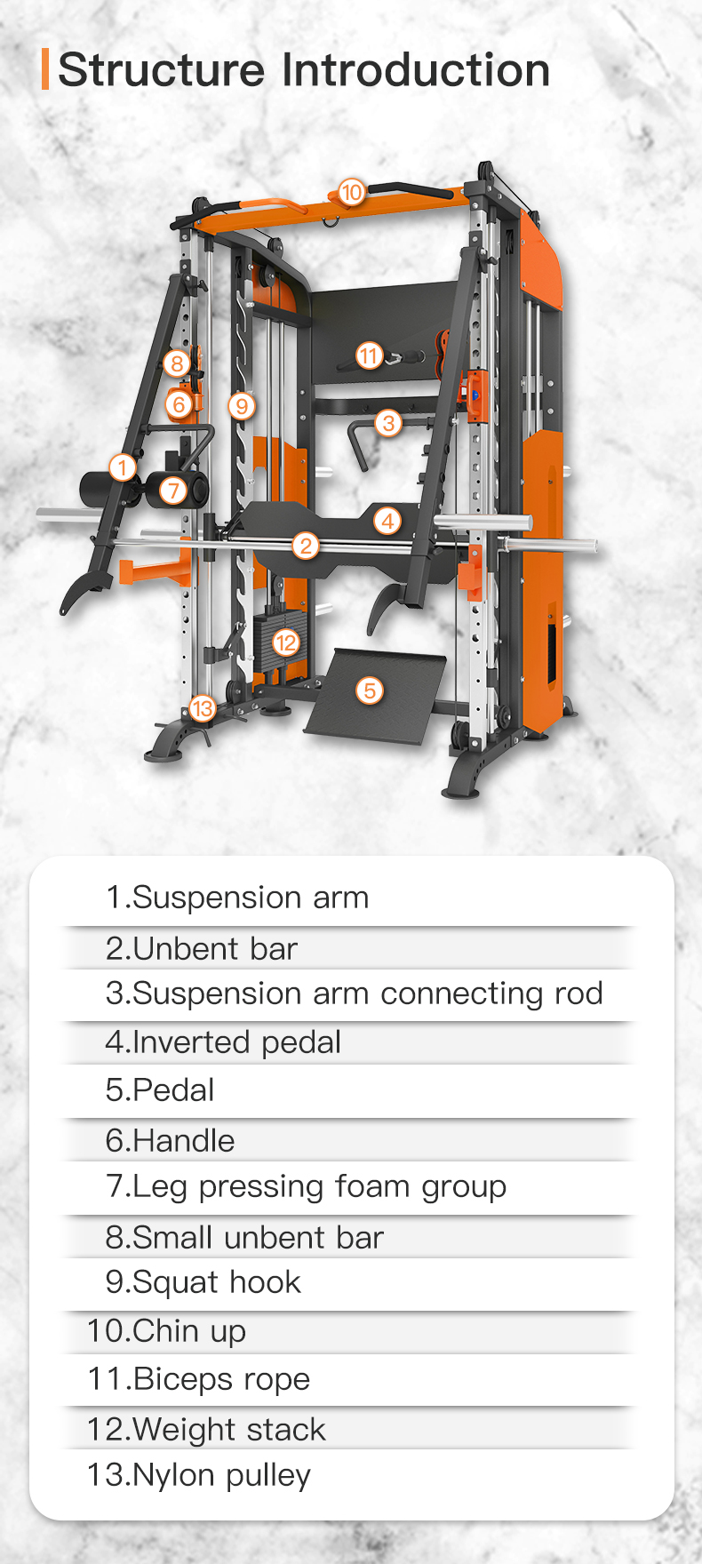 Top Quality Dual Cable-Cross Commercial Gym Exercise Fitness Equipment Multi Functional Trainer Machine