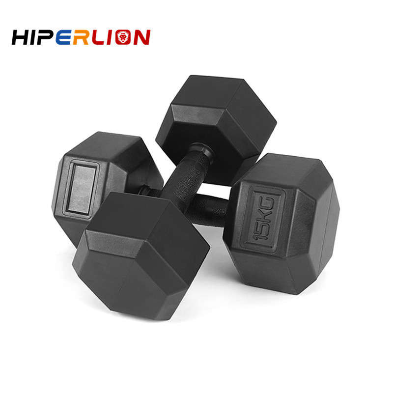 One week shipping stylish rubber hex weights exercise gym equipment 4 kg colored set round dumbbells for sale