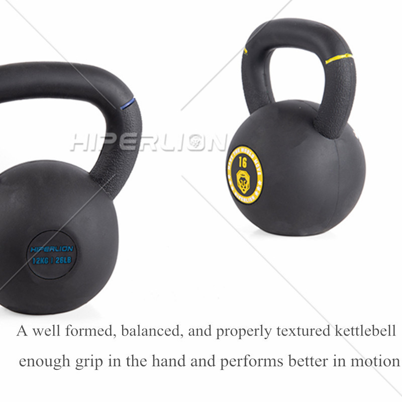 Smooth Cover Luxury High Quality Fitness 8 Kilos 16kg 20Kg 24Kg 32Kg Gym Rubber Coated Kettlebell