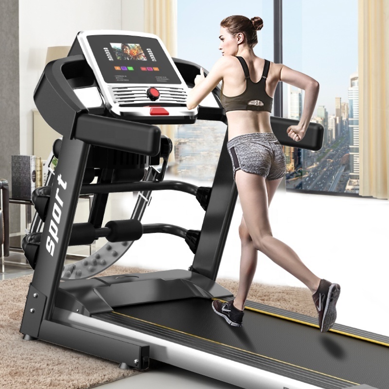 2022 Indoor Heavy Duty Gym LCD Professional Sport Home Use Folding Electric Trademill Treadmills For Walking Running