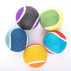 2.5" High Bounce Customized Tennis Ball Dog Toy Squeaky Tennis Balls for Dogs