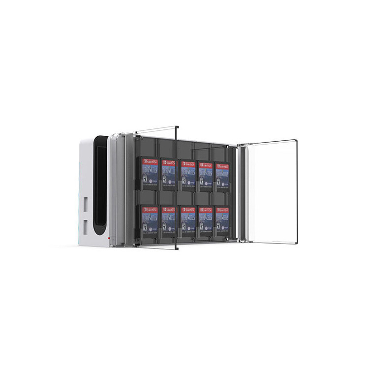 10 in 1 Console Game Card Transparent PC Storage Box for Switch OLED