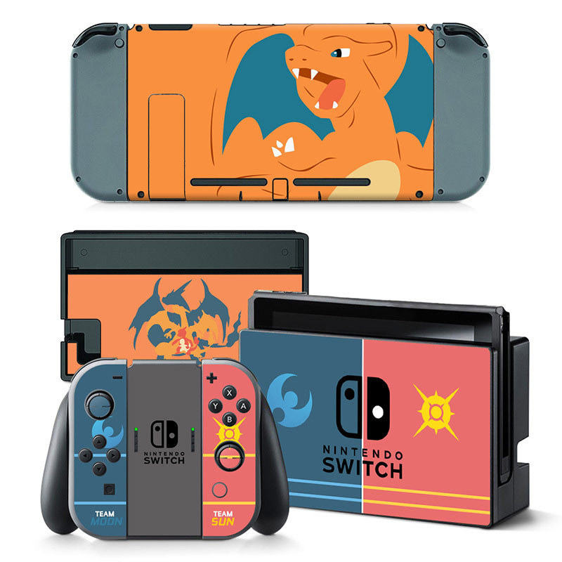 Theme Series Full Body Protective Sticker Skin Cover for Nintendo Switch Standard Edition Gaming Console