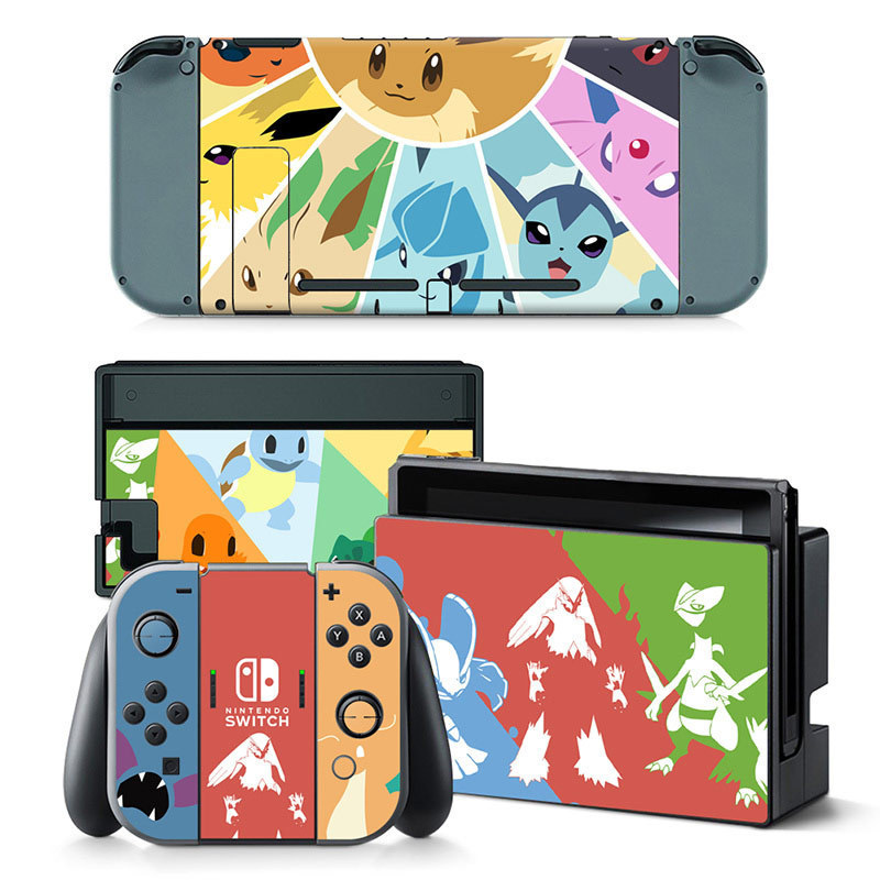 Theme Series Full Body Protective Sticker Skin Cover for Nintendo Switch Standard Edition Gaming Console