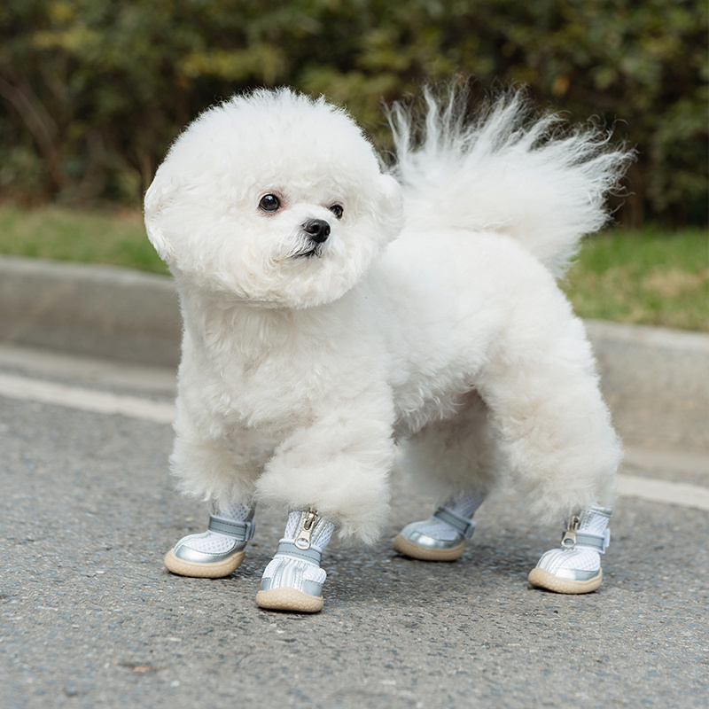 Fast Shipping Wholesale Manufacturer Cotton Breathable Spring Summer Luxury Pet Boots Luxury Dog Shoes