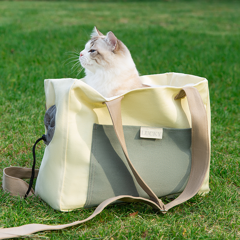 Canvas High Quality Durable Pet Supplies Outdoor Eco Friendly Pet Dog Bag Cat Sling Carrier Backpack