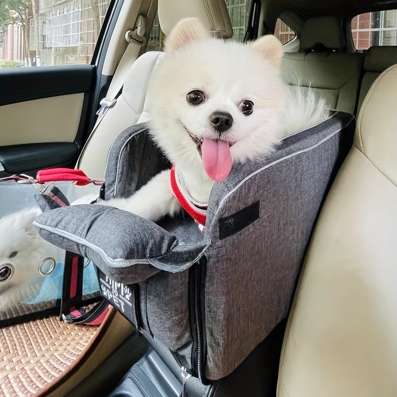 Fast Shipping Wholesale Manufacturer Linen Cotton Foldable Soft Dog Cat Car Seat Bed Luxury Pet Carrier for Travel Product