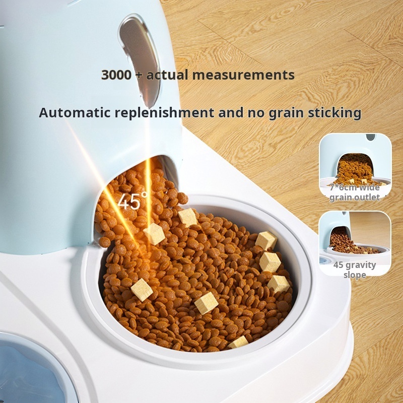 PP PET Eco Friendly Ceramic Stainless Steel Luxury Automatic Food Water Dispenser Gravity Slow Feeder Plastic Pet Dog Cat Bowl