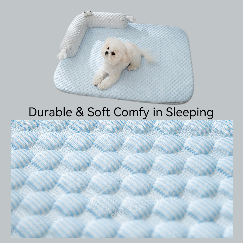 Fast Shipping Wholesale Manufacturer Handmade Soft Breathable Spring Summer Pet Sofa Luxury Detachable Cat Mat Dog Bed