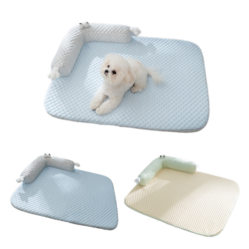 Fast Shipping Wholesale Manufacturer Handmade Soft Breathable Spring Summer Pet Sofa Luxury Detachable Cat Mat Dog Bed