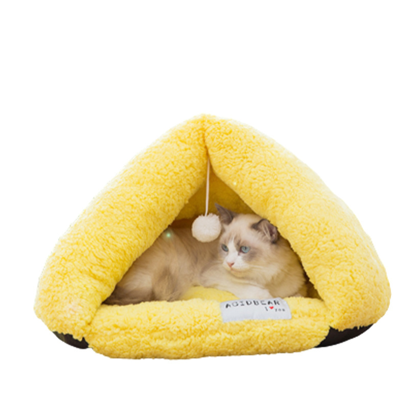 Luxury XL Full Size Indoor High Quality Eco Friendly Breathable Fluffy Flux Fur Plush Organic Pet Home Dog Bed with Canopy