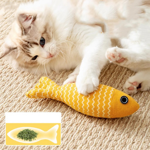 Scratcher Interactive Funny Toys Eco Friendly Plush Cat Toy Mint Catnip Pet Cat Chewing Toys for Indoor Cats