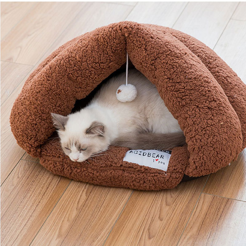 Luxury XL Full Size Indoor High Quality Eco Friendly Breathable Fluffy Flux Fur Plush Organic Pet Home Dog Bed with Canopy