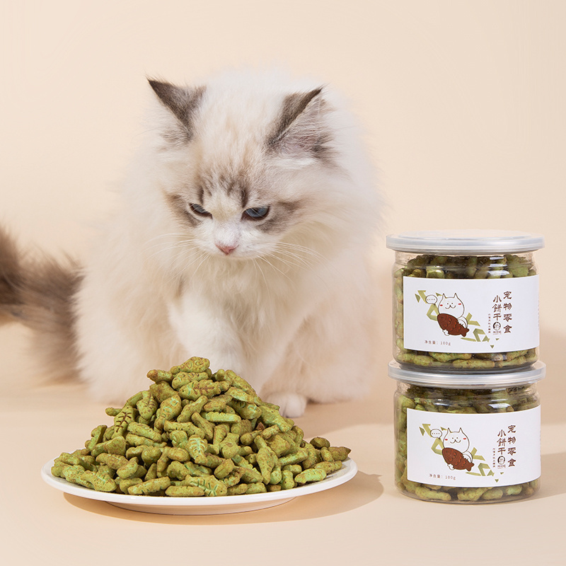 Fast Shipping Wholesale Manufacturer Cat Biscuits Canned Cat Teeth Cleaning Sticks Staple Food Canned Cat Mint Grass Cookies