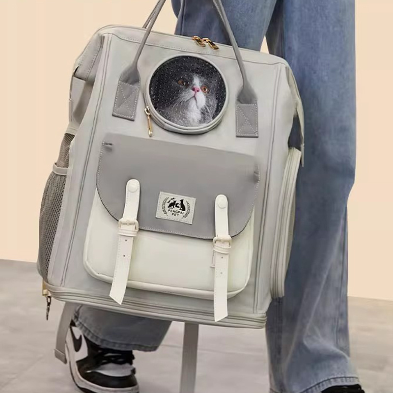 Fast Shipping Wholesale Manufacturer Plush Cats carrier portable large-capacity portable cat carrier pet dog bag backpack