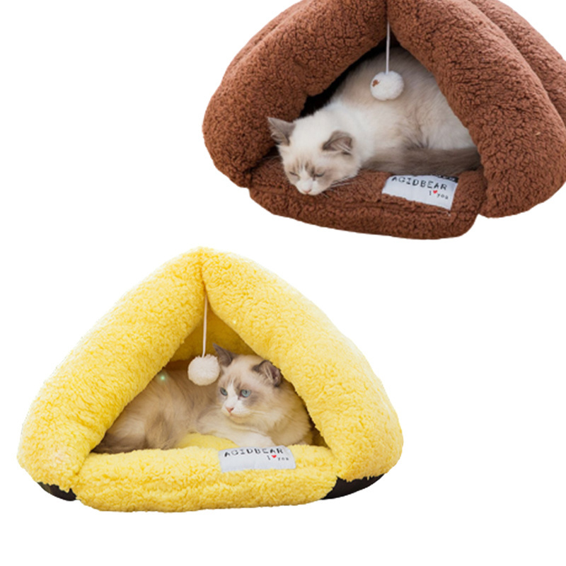 Luxury XL Full Size Indoor High Quality Eco Friendly Breathable Fluffy Flux Fur Plush Organic Pet Home Dog Bed with Canopy