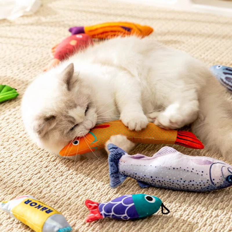 Kitten Toy Cat Mint Fish play cat stick kitten kitten grinding teeth since high fun artifact pet supplies interactive cat toy